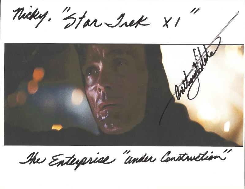 Star Trek Inflexions Autograph Cards - Star Trek Card 