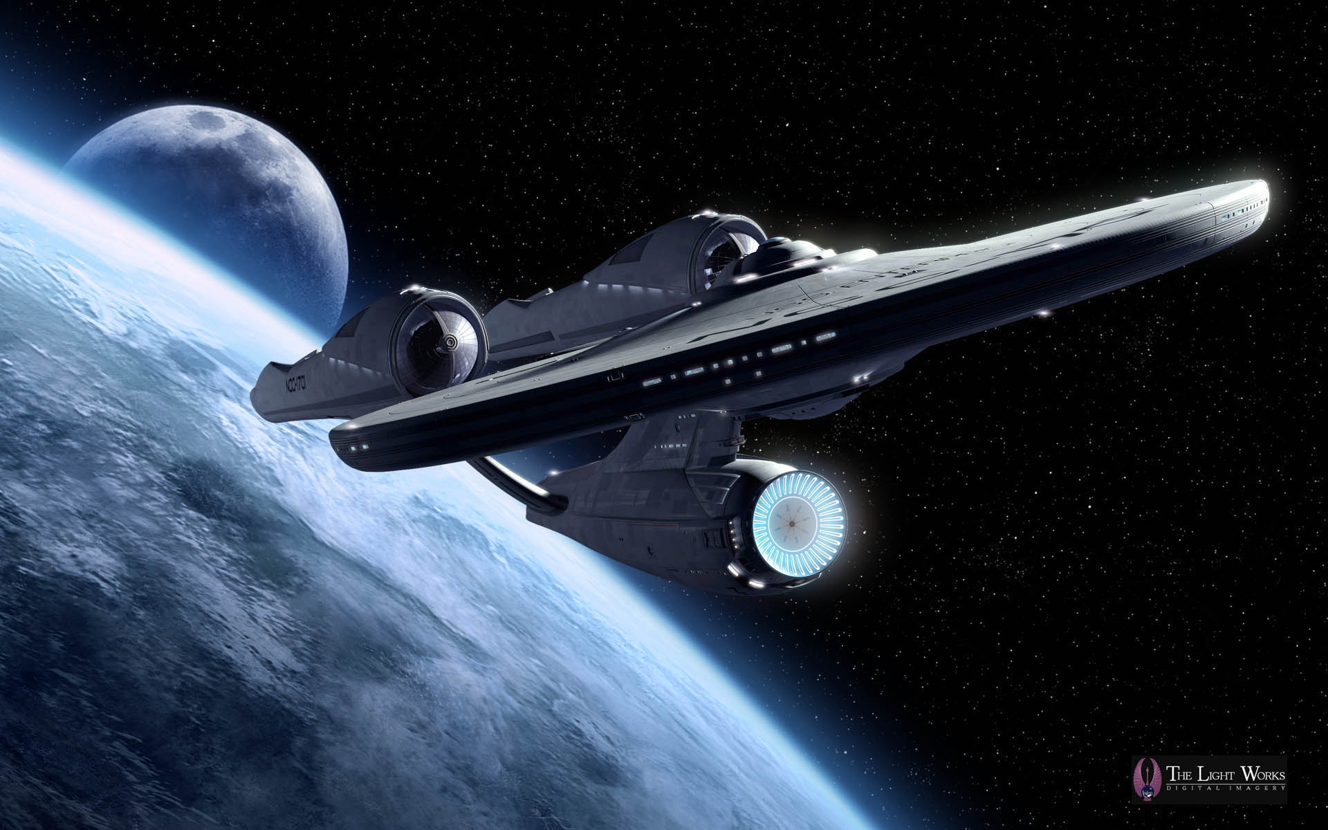 First Look at Tobias Richter's Star Trek Movie USS Enterprise Wallpapers 