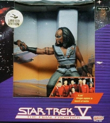 WAREHOUSE FIND Vintage Star Trek V Die Cast ERTL Ship Set of 2-Enterpr/Klingon 