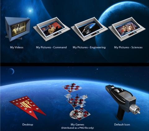star trek computer wallpaper. The Hyperdesk Star Trek Original Series Windows XP Theme includes: