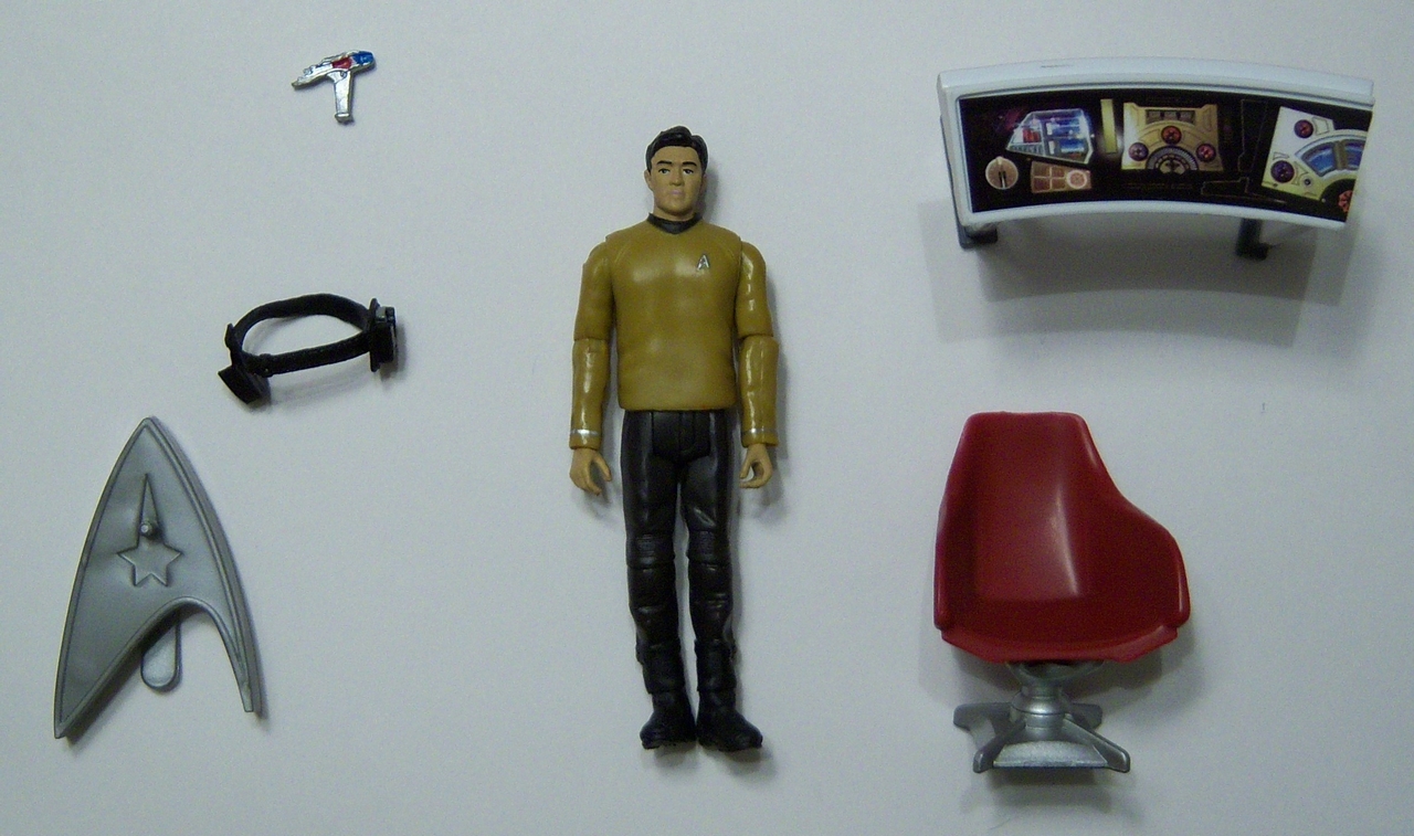 Playmates Toys Spock Action figure Zachary Quinto dated 2009 
