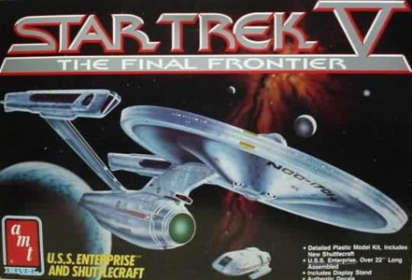 WAREHOUSE FIND Vintage Star Trek V Die Cast ERTL Ship Set of 2-Enterpr/Klingon 